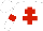 White, Red Cross of Lorraine and armlets