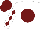 White, burgundy ball, burgundy diamonds on sleeves, burgundy cap