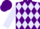 Purple and lavender diamonds, lavender slvs