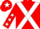 Red, White cross belts, Red sleeves, White stars, Red cap, White star