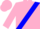 Pink, lime green & blue sash