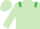 Light green, emerald green epaulets