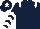 Dark Blue, White epaulets, chevrons on sleeves, Dark Blue cap, White star