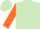 Light green, orange 'rr', orange sleeves