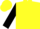 Yellow, black horse, 'c & t', black sleeves