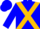 Blue, gold cross sashes