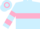 Light Blue, Pink hoop