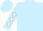 Light blue, white 'n' on back,  white diamonds on sleeves