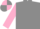 Dark Grey, pink sleeves, Dark Grey Cap, pink quarters