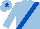 LIGHT BLUE, royal blue sash, light blue cap, royal blue star