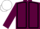 Maroon, Black seams, White cap