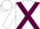 White, maroon cross sashes