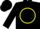 Black, yellow 'jz' in circle, yellow and black block sleeves