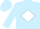 Light blue, white diamond