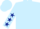 Light Blue, Dark Blue stars on sleeves