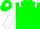 Green, White epaulets, White sleeves, Green cap, White star