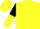 Yellow & burgandy halves
