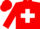 Red, white cross
