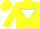 Yellow, white inverted triangle