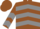 Brown, gold & gray chevrons