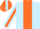 Light Blue, Orange stripe