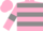 Pink, grey hoops and armlets