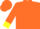 Orange, yellow columns, yellow cuffs