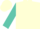 Ivory, horse emblem (v with mare and foal), turquoise sleeves