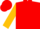 Red, gold jf, gold sleeves, red cap