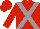 Red, Grey cross belts