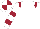 White, maroon epaulets, hooped sleeves, quartered cap