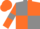 Grey and orange (quartered), orange sleeves, grey armlets, orange cap