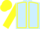 Light Blue, Yellow seams, sleeves and cap