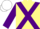 Primrose, Purple cross belts and sleeves, White cap