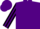 Purple, teal 'bh', teal stripe on sleeves