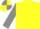 yellow, grey sleeves, grey and yellow quartered cap