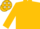 Gold, white 'teel ranch' and gold star on navy ball, gold stars on navy sleeves