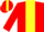 RED, yellow panel & cap