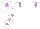 White, mauve epaulets, white sleeves, mauve stars, white cap, mauve star