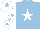 Light Blue, White star, White sleeves, Light Blue stars, White cap, Light Blue star
