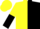 Yellow and black halves