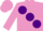Mauve, large purple spots
