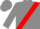 Gray, black & red sash