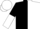 Black and white vertical halves, black and white halved sleeves, black and white halved cap