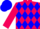 Fuchsia, Blue Diamonds, Blue Cap