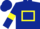 Dark blue, yellow hollow box and armlets