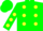 Green, yellow dots