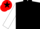 Black, White sleeves, Red cap, Black star