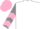 White Body, Grey Arms, Pink Chevrons, Pink Cap