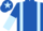 Royal Blue, Light Blue braces, halved sleeves, Royal Blue cap, Light Blue star